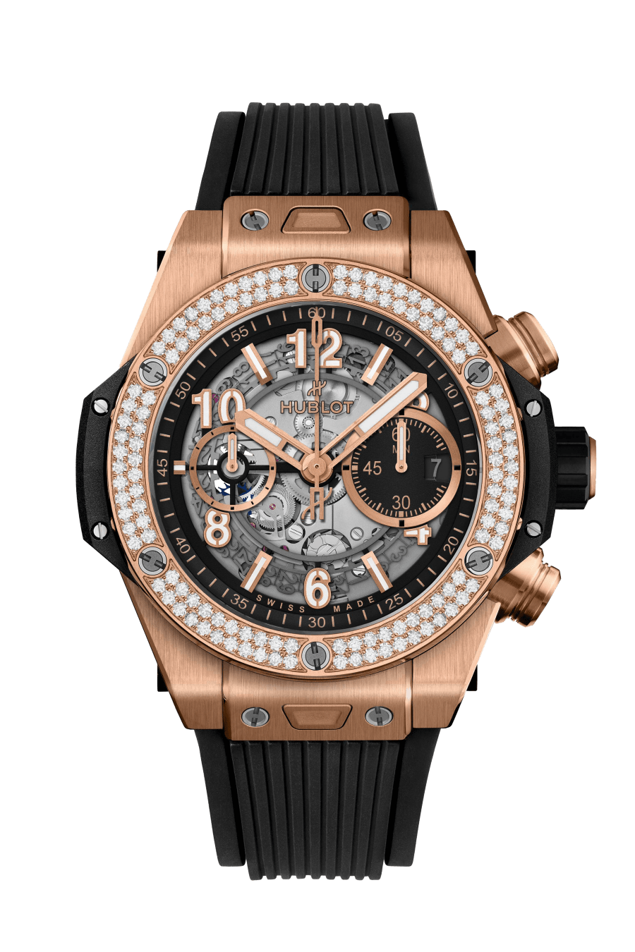 Big Bang Unico King Gold Diamonds 44 mm
