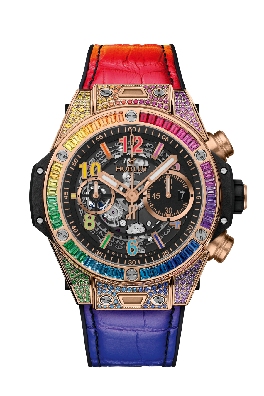 Big Bang Unico King Gold Rainbow 44 mm