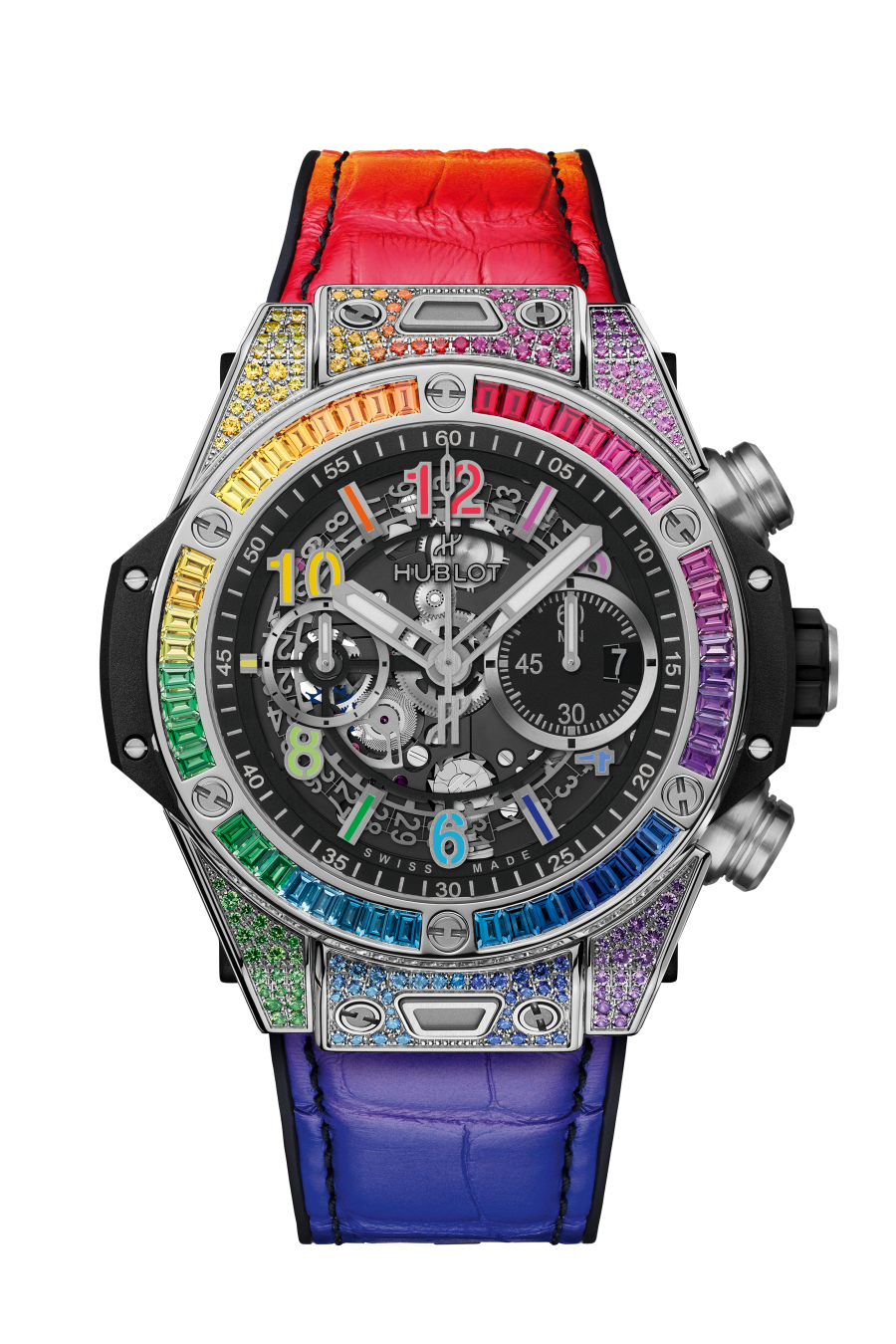 Big Bang Unico Titanium Rainbow 44 mm