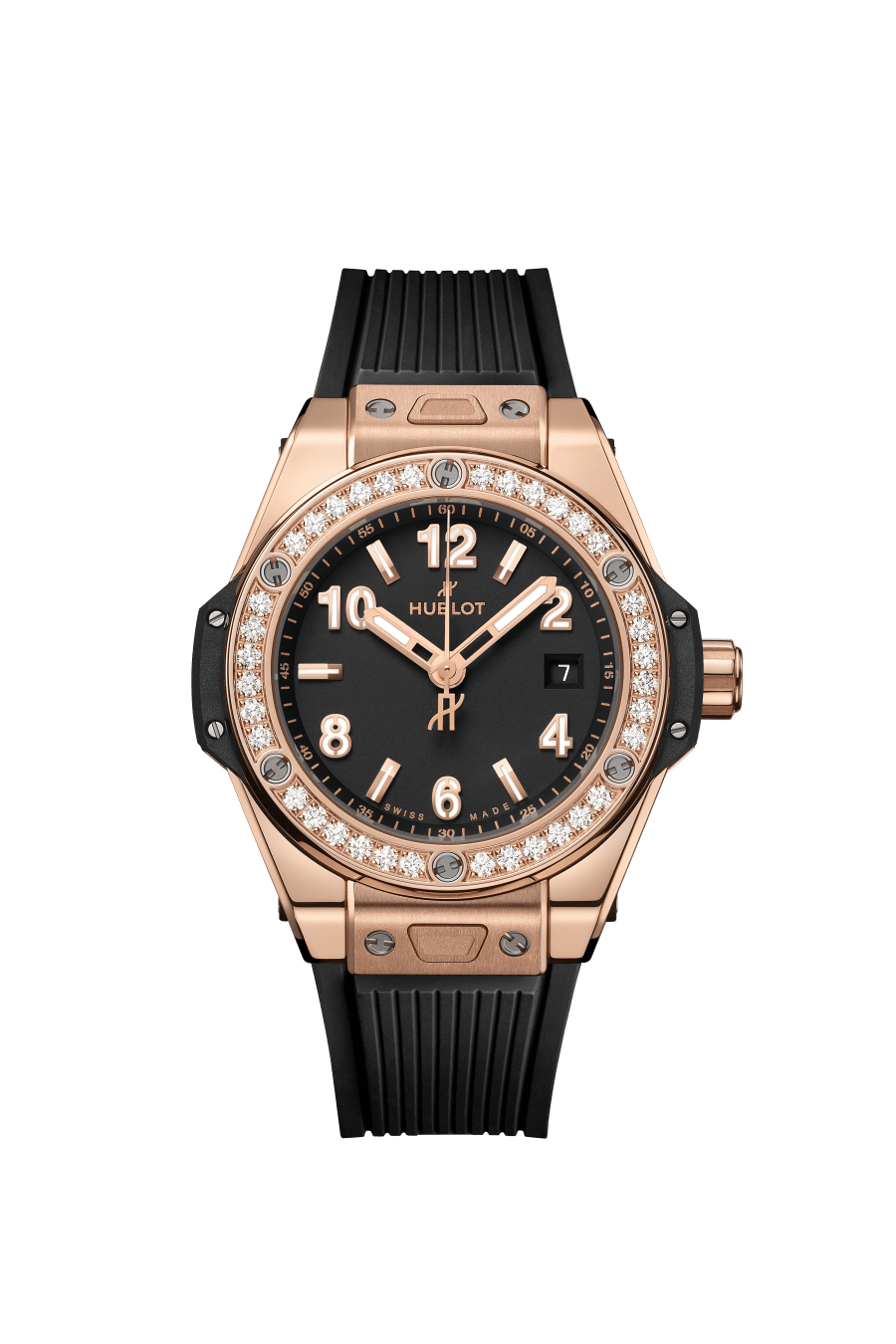 Big Bang One Click King Gold Diamonds 33 mm
