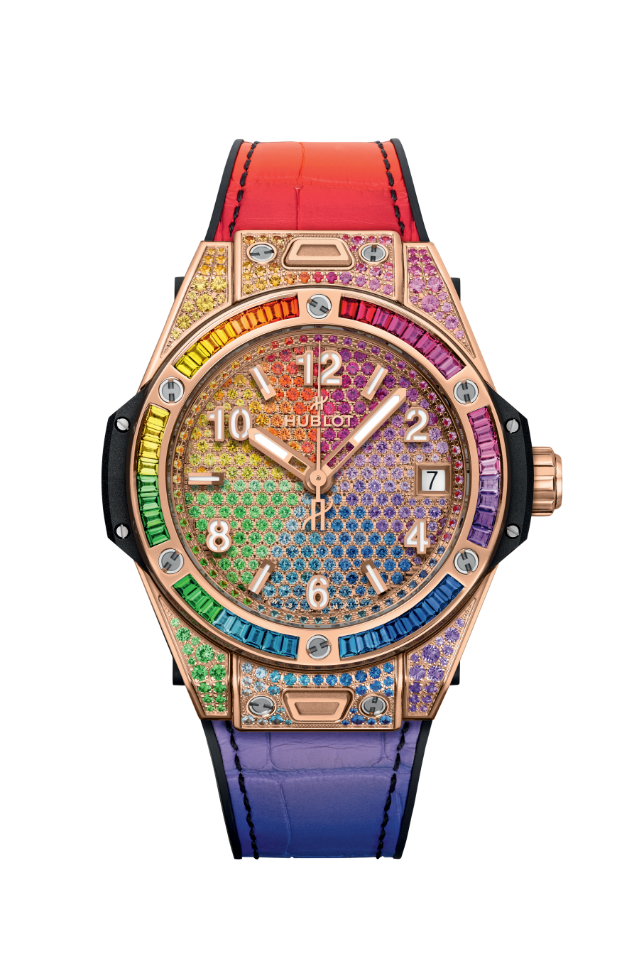 Big Bang One Click Rainbow King Gold 39 mm Hublot CN
