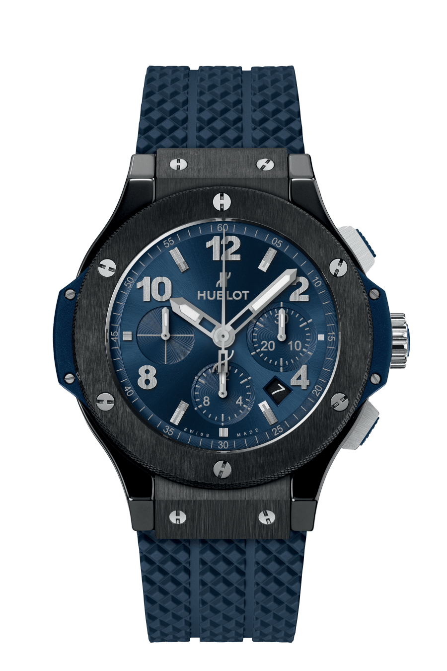 Big Bang Original Ceramic Blue 44 mm, front view