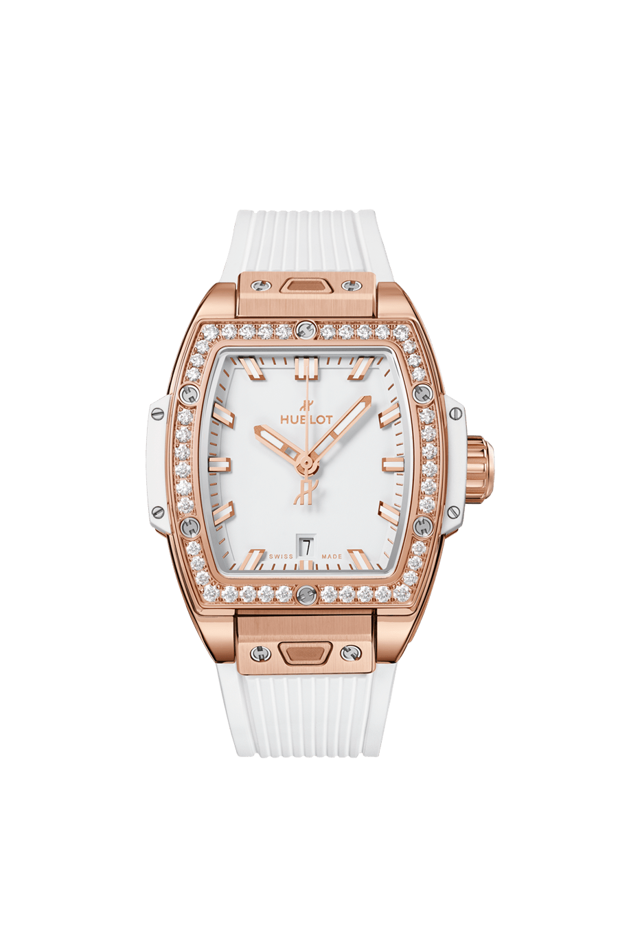Spirit of Big Bang King Gold White Diamonds 32 mm