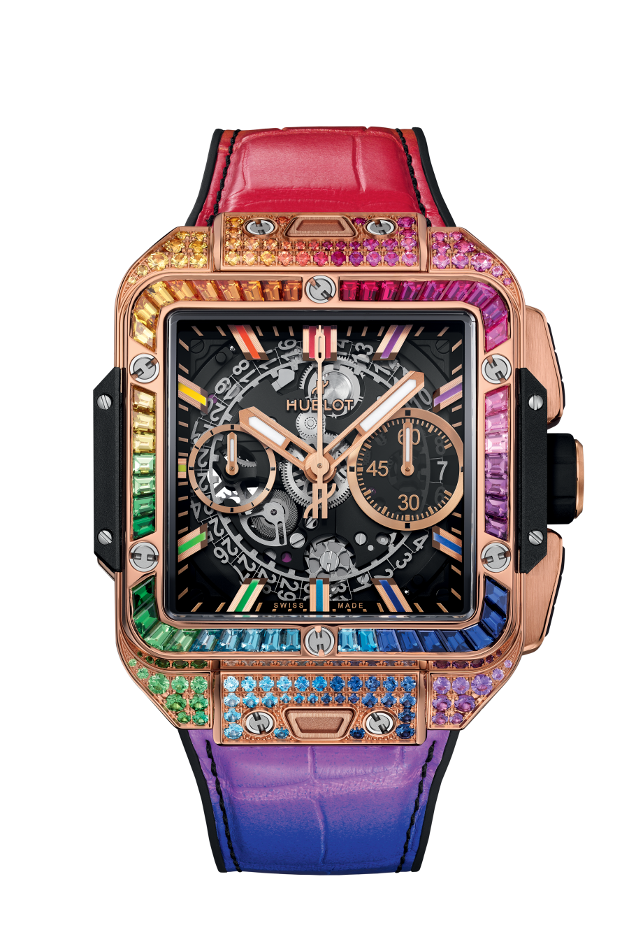 Square Bang Unico King Gold Rainbow 42 mm