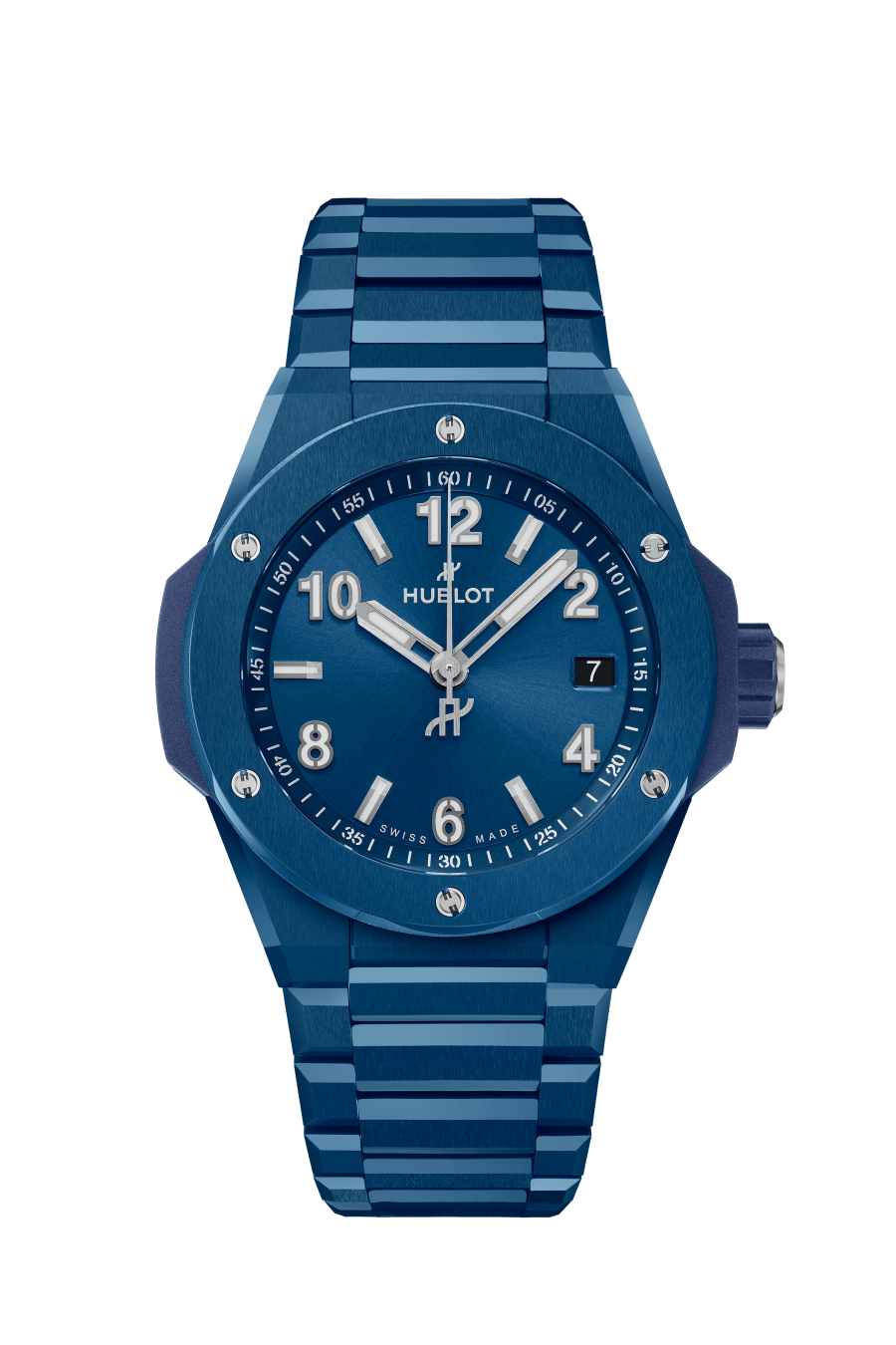  Big Bang Integrated Time Only Blue Ceramic 38 mm