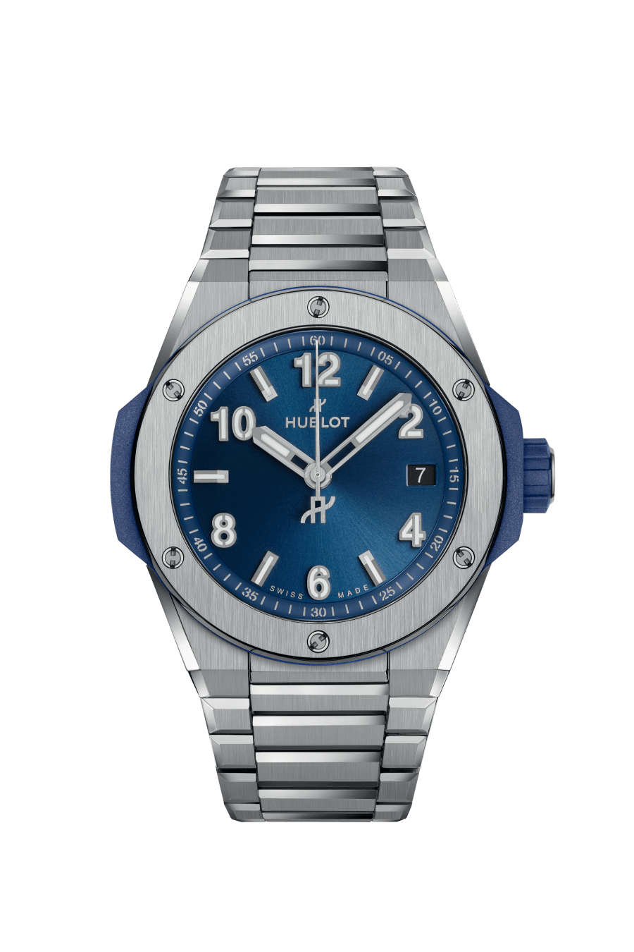 Big Bang Integrated Time Only Titanium Blue 38 mm