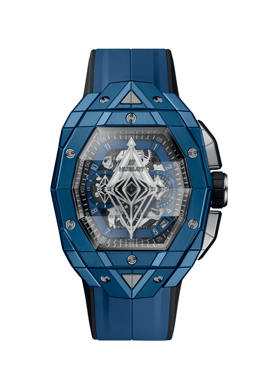 Spirit of Big Bang Sang Bleu Blue Ceramic 42 mm