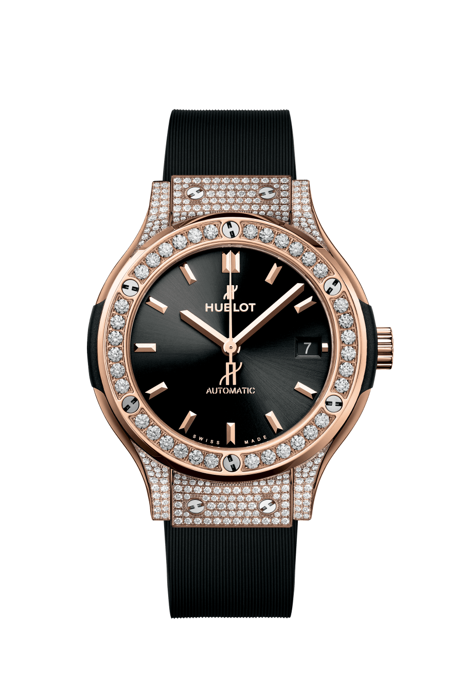  Classic Fusion King Gold Pavé 38 mm, front view