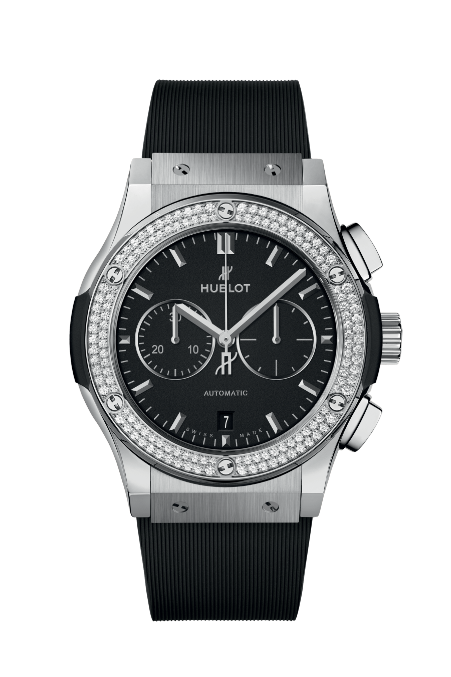 Classic Fusion Chronograph Titanium Diamonds 42 mm, front view