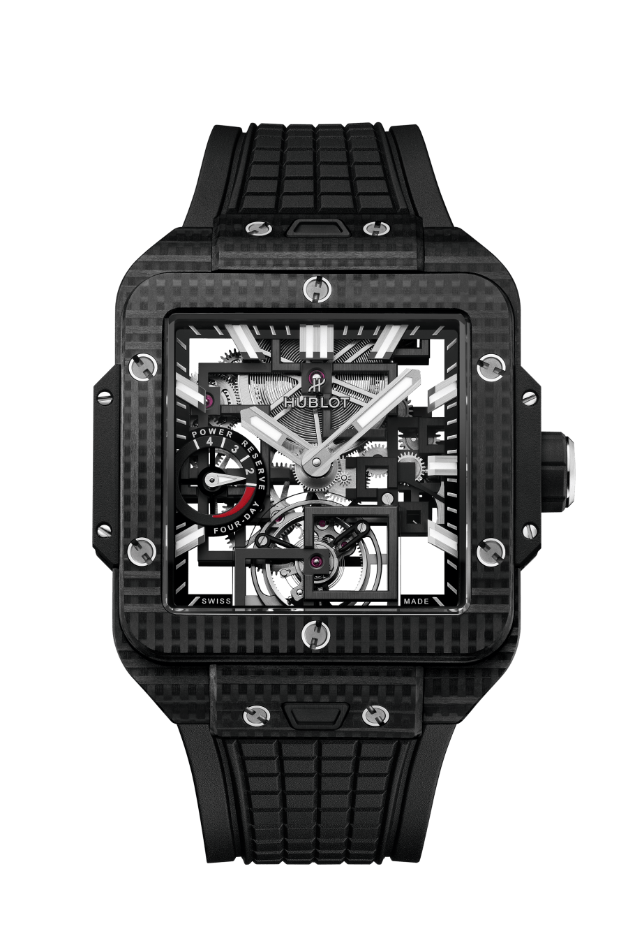  Square Bang Tourbillon 4-Day power Reserve 3D Carbon 42 mm