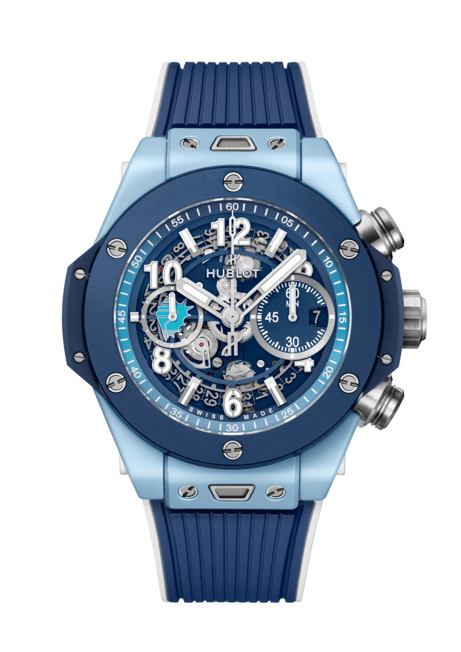 Big Bang Unico Blue Ceramic Caribbean 44 mm