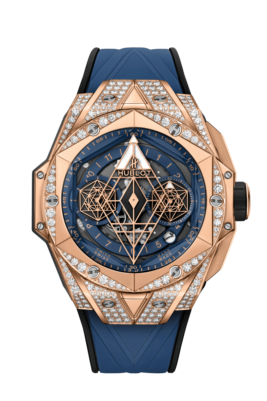 Hublot big bang outlet sang bleu king gold