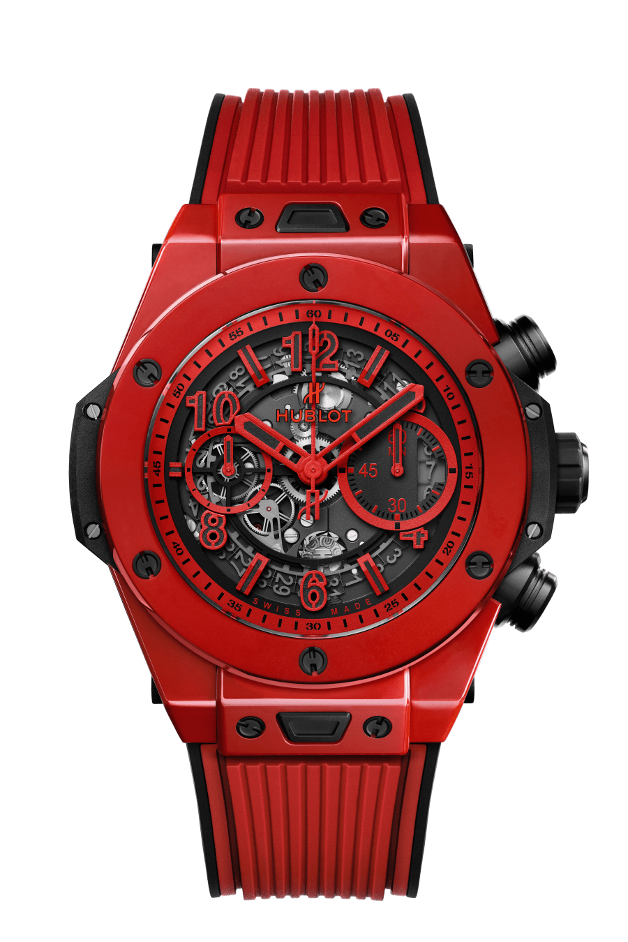 Big Bang Unico Red Magic 45 mm, front view