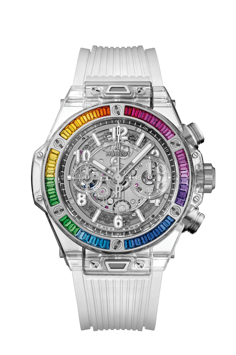 Big Bang Unico Sapphire Rainbow 42 mm, front view