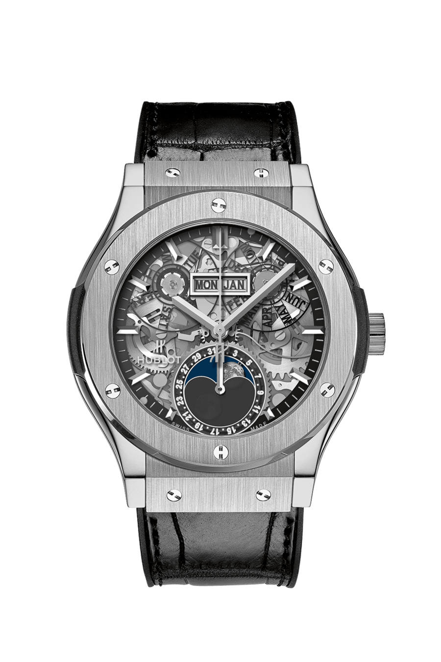 Classic Fusion Aerofusion Moonphase Titanium 42 mm, front view 