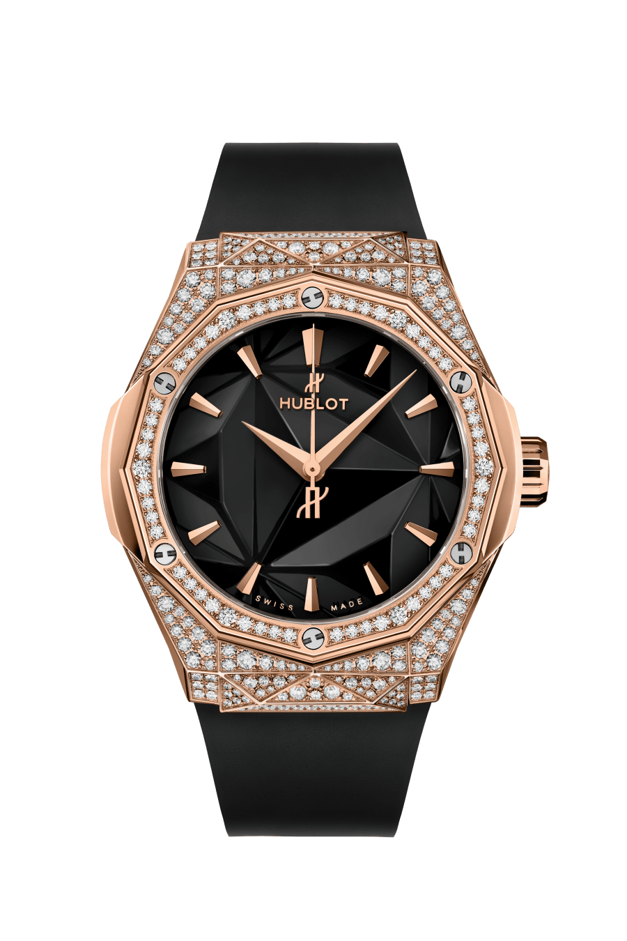 Classic Fusion Orlinski King Gold Pavé 40 mm, front view 