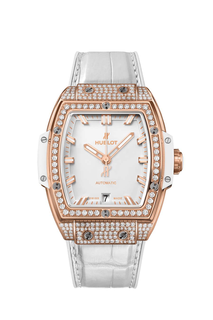 Hublot Hublot HUBLOT Big Bang One Click King Gold White Diamond 465.OE.2080.RW.1204 White Dial New WatchEs Ladies' Watches