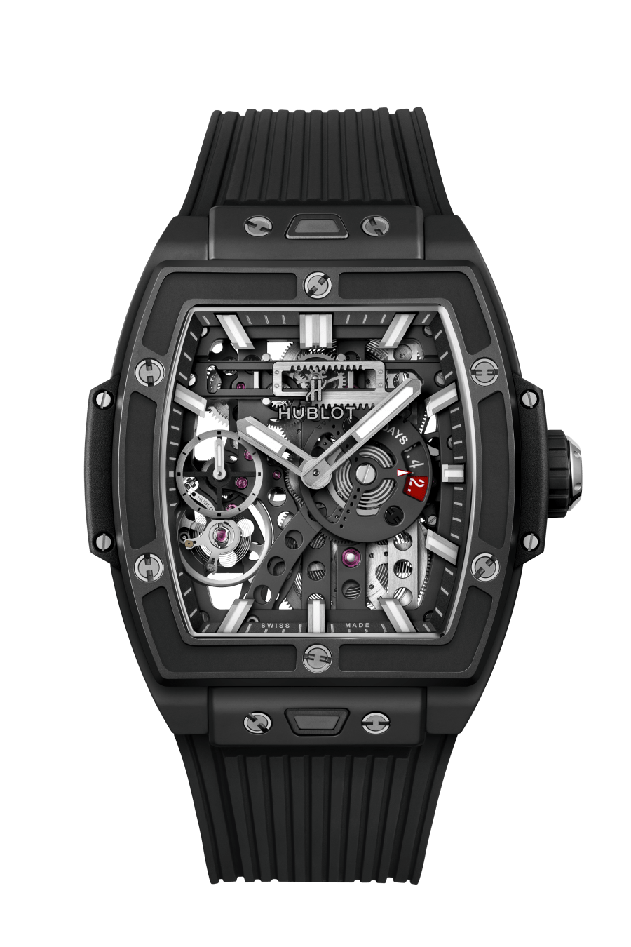 Spirit of Big Bang Meca-10 Black Magic 45 mm, front view 