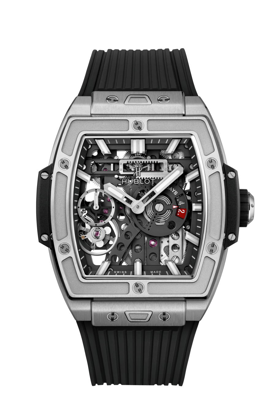 Spirit of Big Bang Meca-10 Titanium 45 mm, front view 